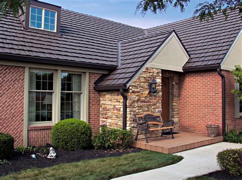 colonial style brick houses with metal roofs|brick house metal roof pictures.